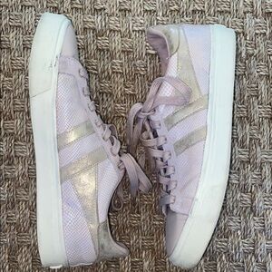 Gola Pink python look with Rose Gold accents Women's Sneakers sz 9